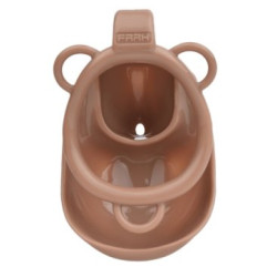 CockLock Cage de Chasteté avec Harnais Sislab 5.5 x 3.5cm Marron